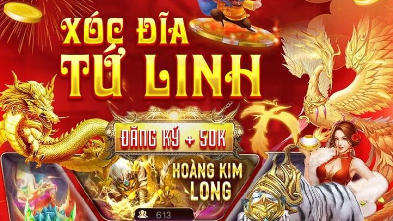Xóc đĩa tứ linh - Game cược huyền thoại hấp dẫn tại Dream86 1 Đồ họa game xóc đĩa tứ linh ấn tượng, bắt mắt