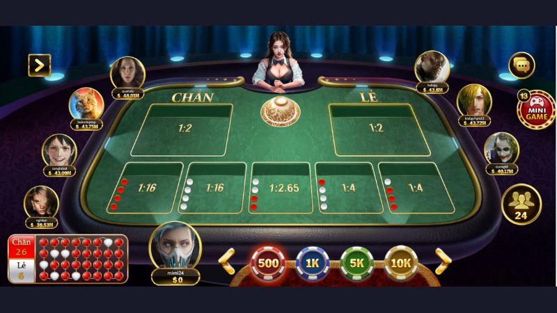 Xóc đĩa 2 Bàn chơi xóc đĩa 3D mô phỏng chân thực, hình ảnh sắc nét